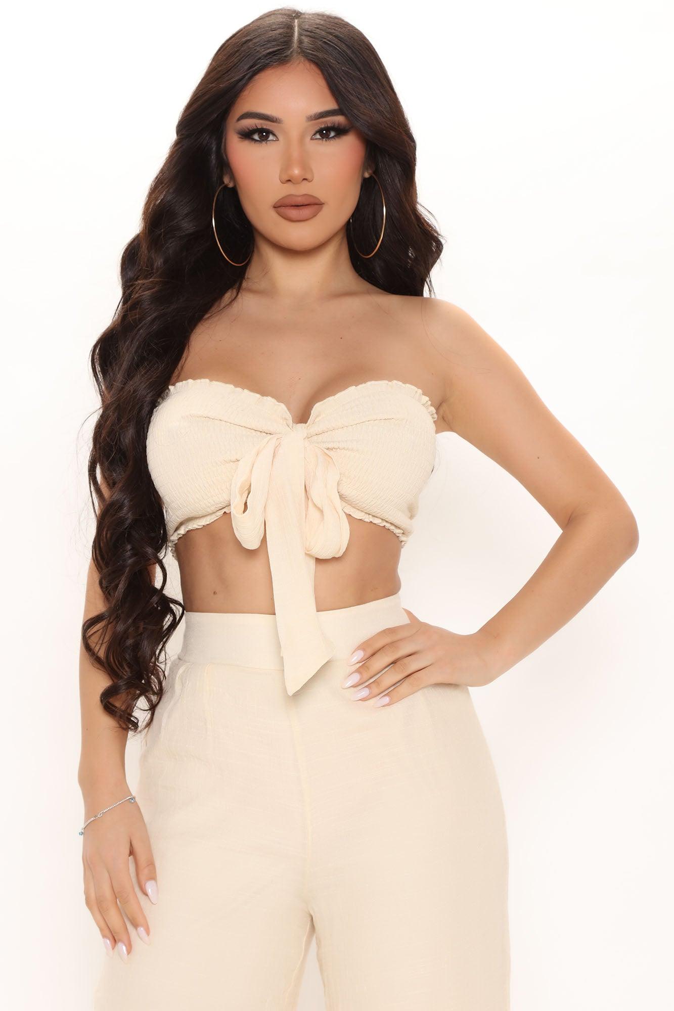 Well Wishes Pant Set - Cream Product Image