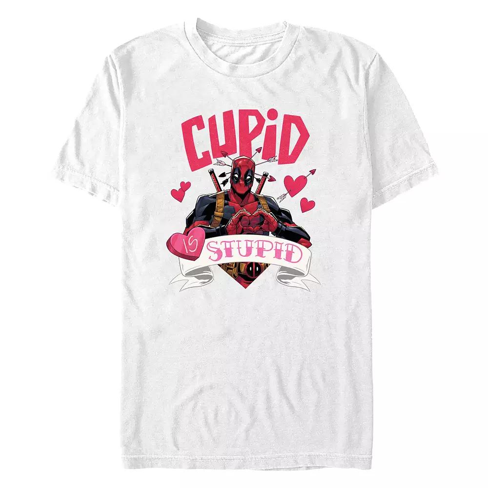 Men's Marvel Deadpool Cupid Is Stupid Graphic Tee,  Product Image