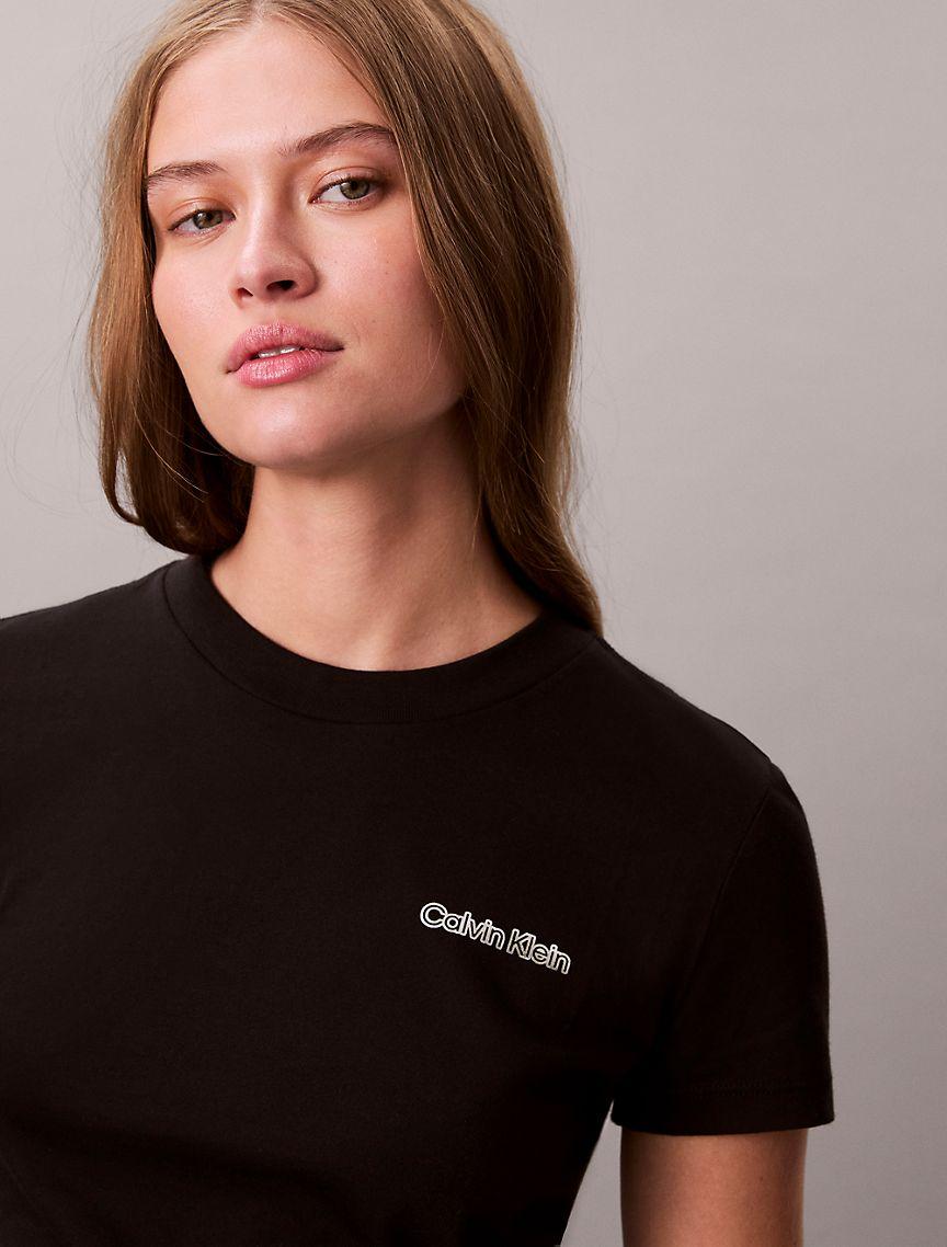 Foil Logo Graphic Slim T-Shirt Product Image