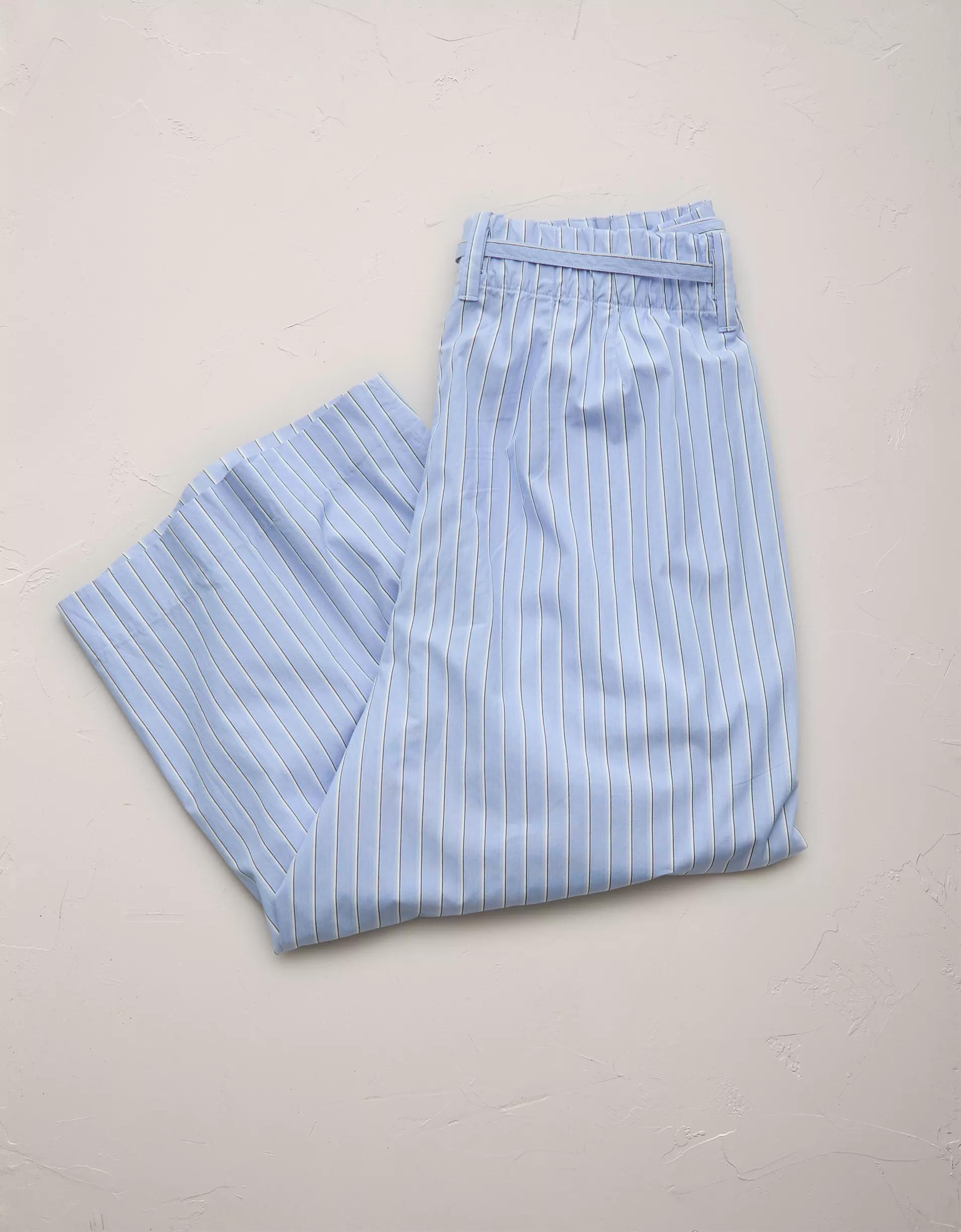 AE77 Premium Striped Wide Trouser Product Image