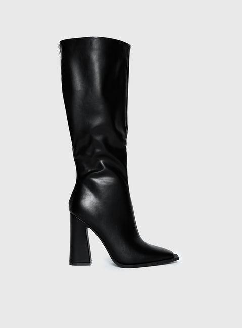 Keeley Boots Matte Black Product Image