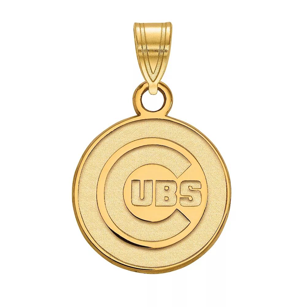 LogoArt Sterling Silver Chicago Cubs Small Pendant, Women's, Size: 18 mm Product Image