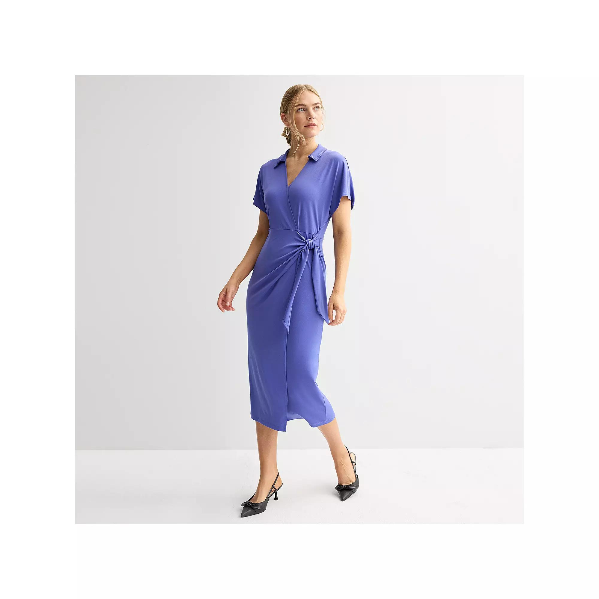 Women's Nine West Dolman Midi Dress, Size: XS, Wesley Purple Product Image