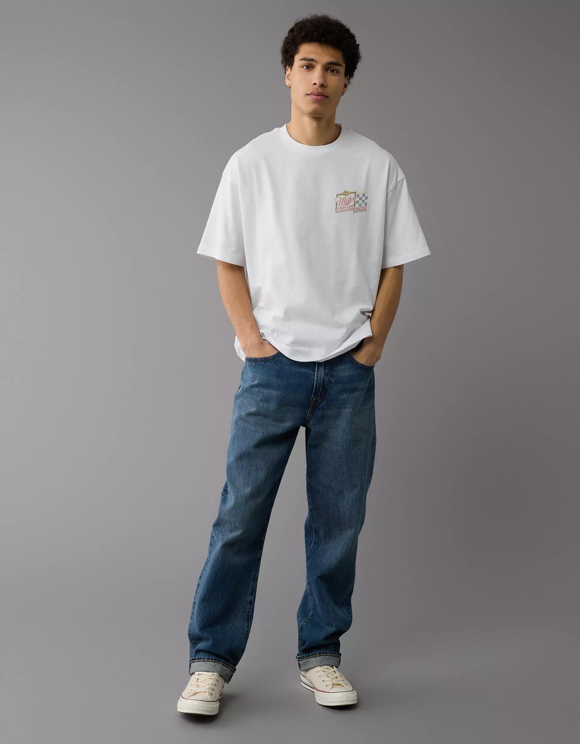 AE Boxy Miller High Life Graphic T-Shirt Product Image