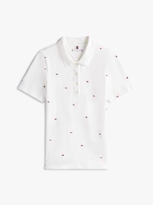 Slim Fit Flag Stretch-Cotton Polo Product Image