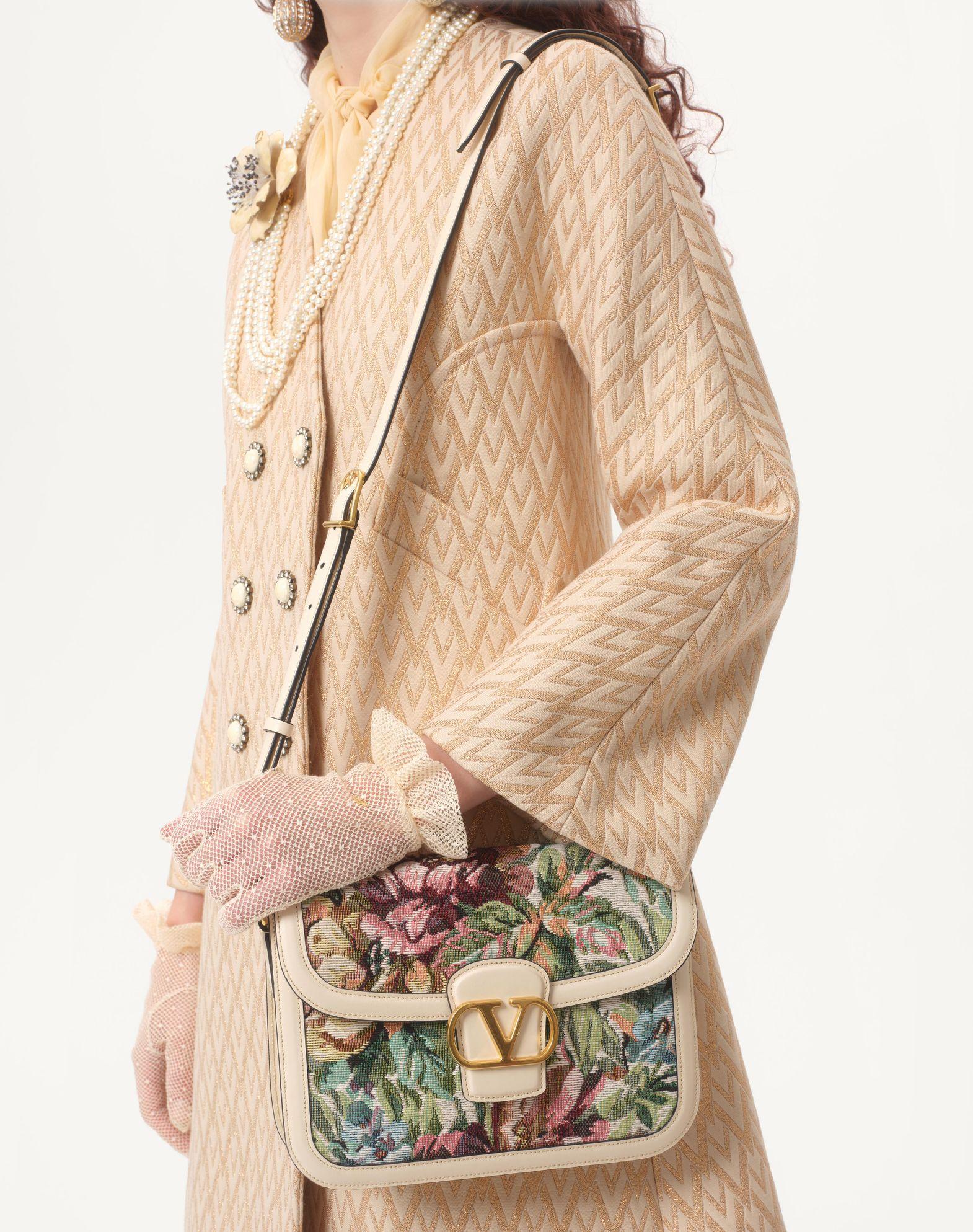 Lurex Jacquard Toute La V Coat  Product Image