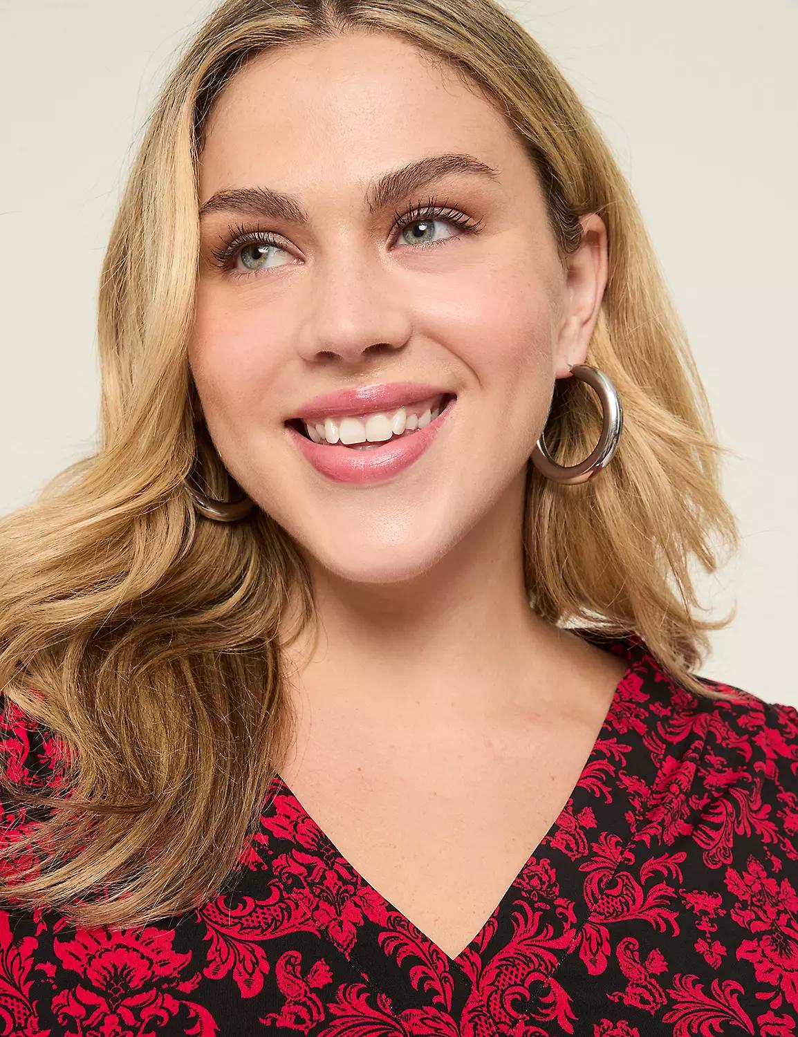 V-Neck Jersey Maxi Dress Product Image