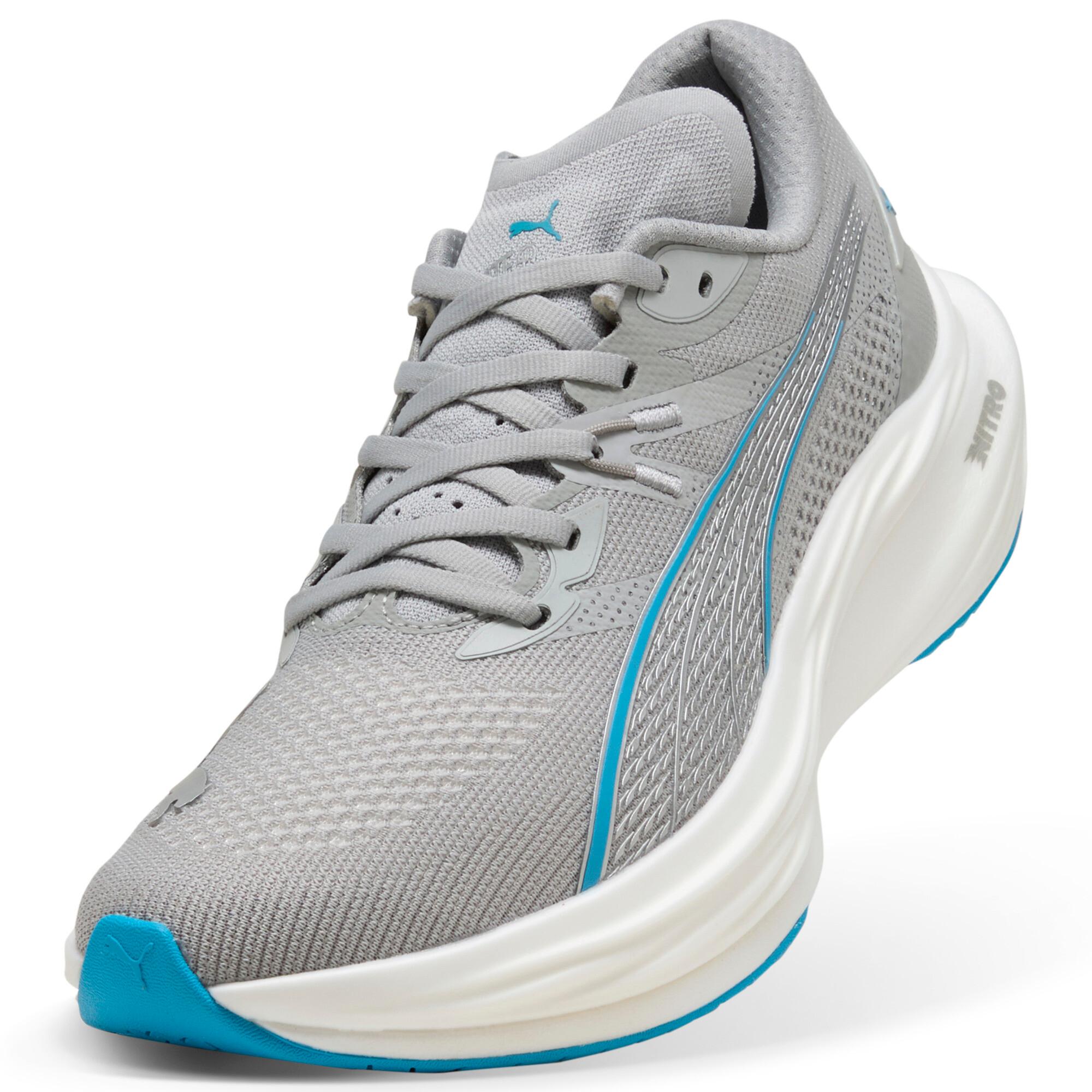 PUMA Deviate NITROâ¢ 3 Men's Road Running Shoes in Grey Product Image
