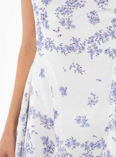 Dream Away Mini Dress Blue Multi Product Image