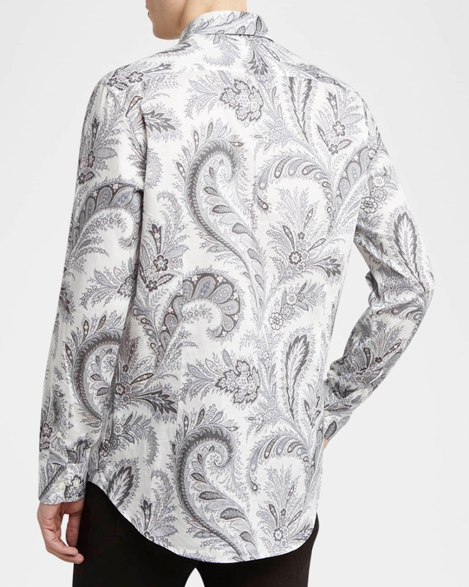 Men's Velvet Paisley Evening Jacket Product Image