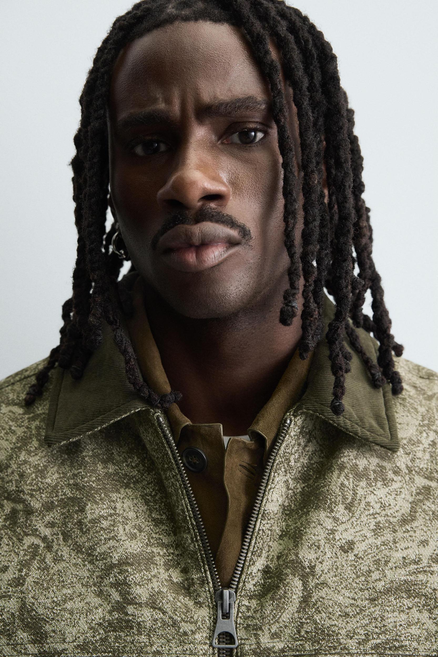 ABSTRACT JACQUARD QUILTED JACKET Product Image