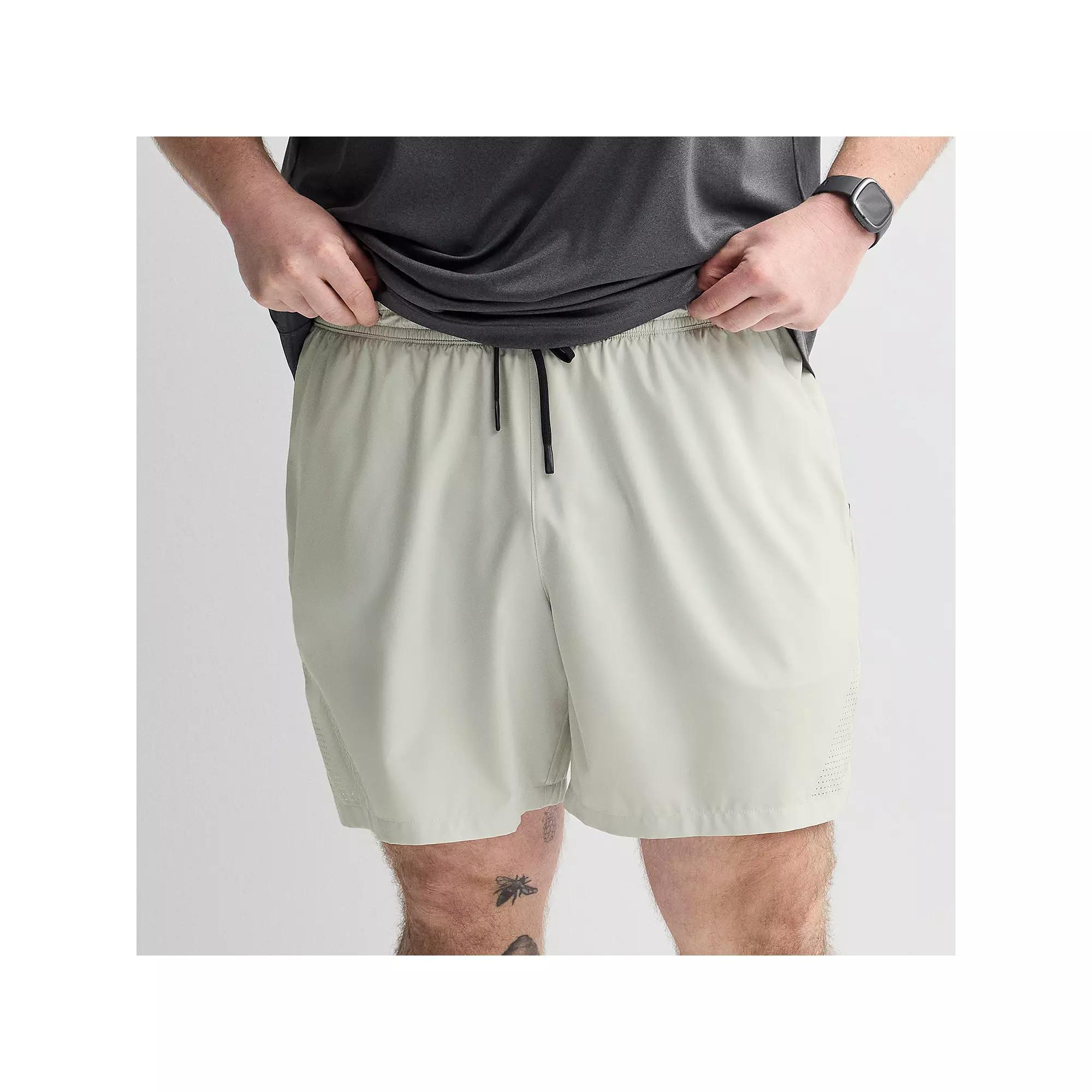 Big & Tall Tek Gear Trainer Shorts, Men's, Size: XL Tall, Primer Gray Product Image