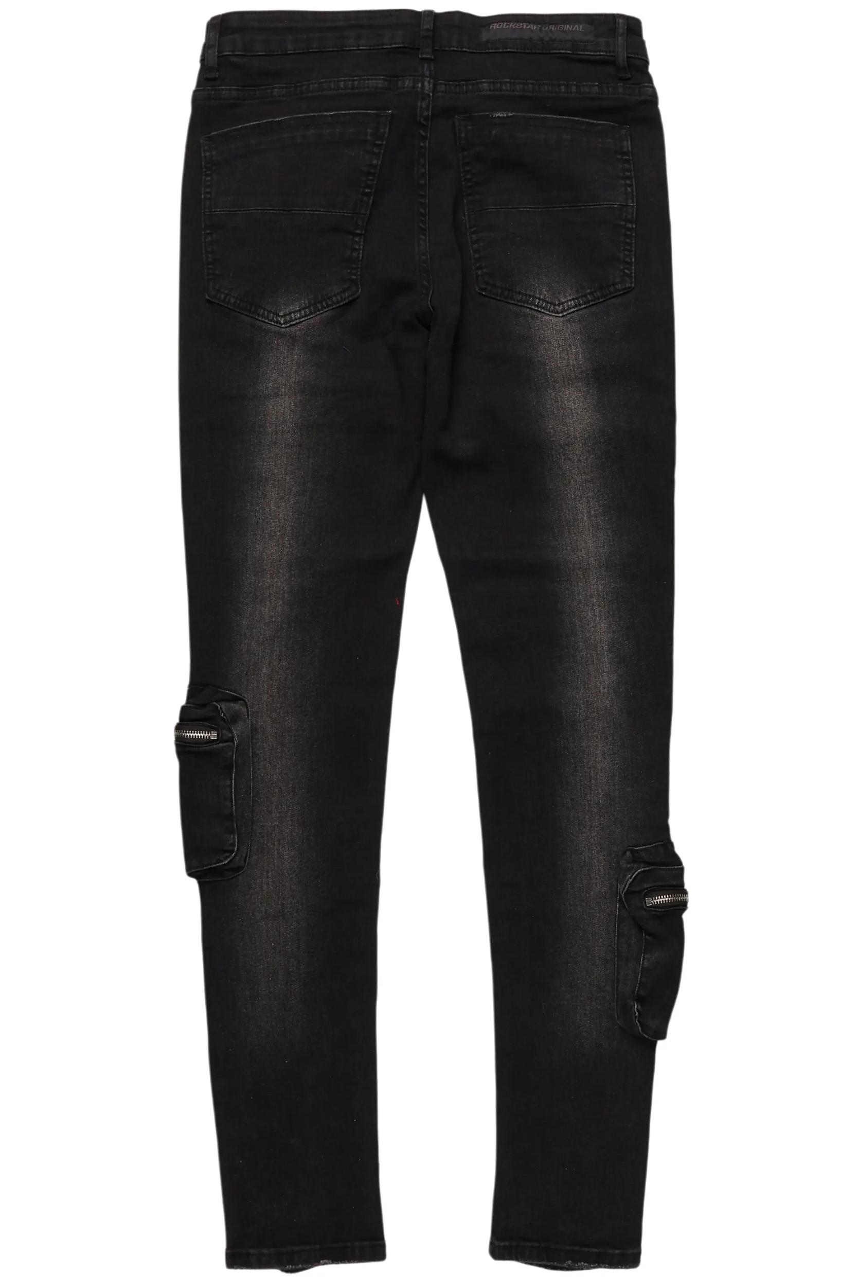 Korol Black Skinny Fit Jean Male Product Image