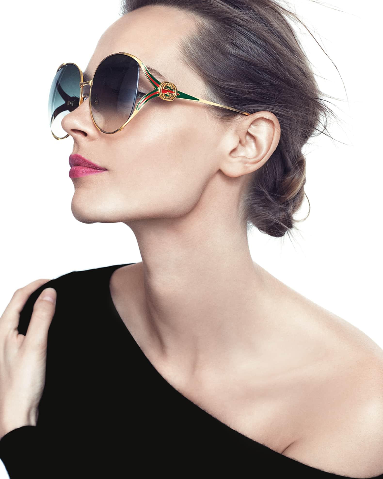 Oversized Oval GG Sunglasses Product Image