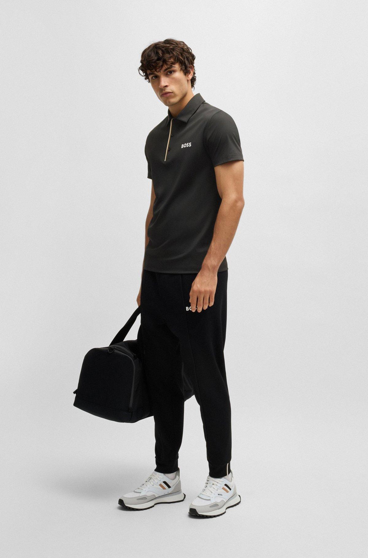 Paddy polo shirt in quick-dry ribbed fabric Product Image