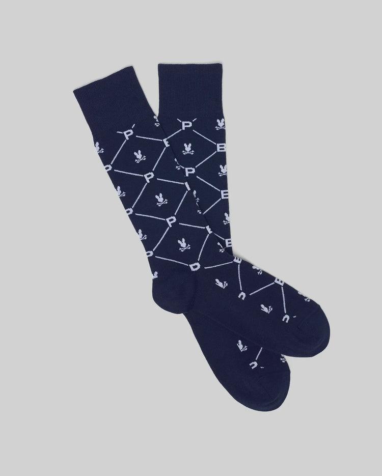 MENS NEW ALL OVER DRESS SOCK - MO2200007 Male Product Image