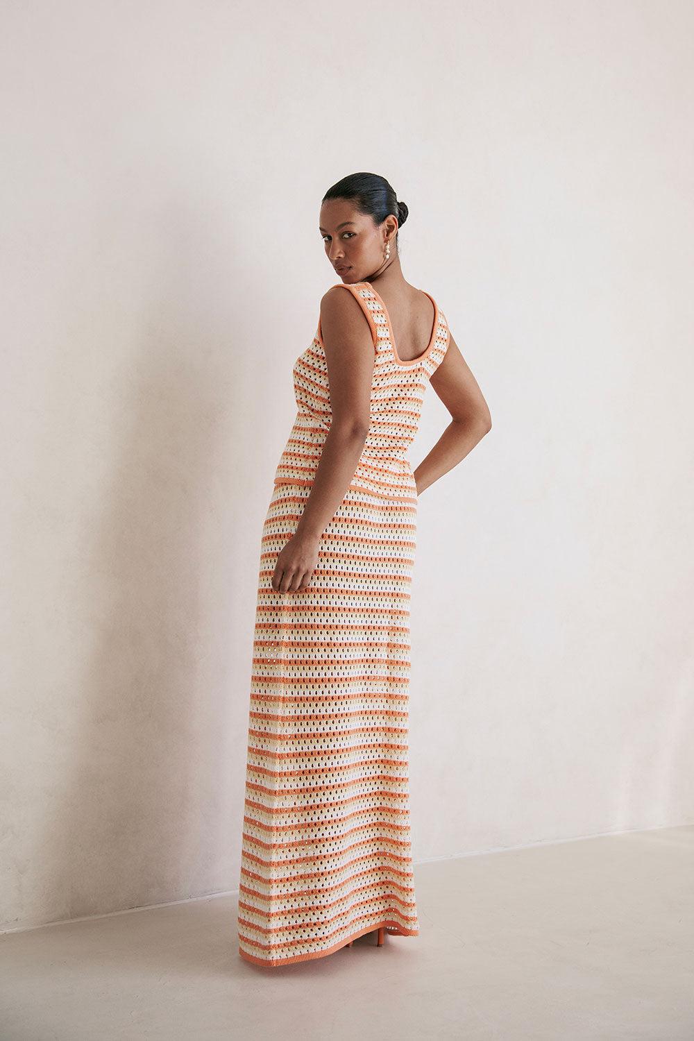 Erin Knit Top - Orange Product Image