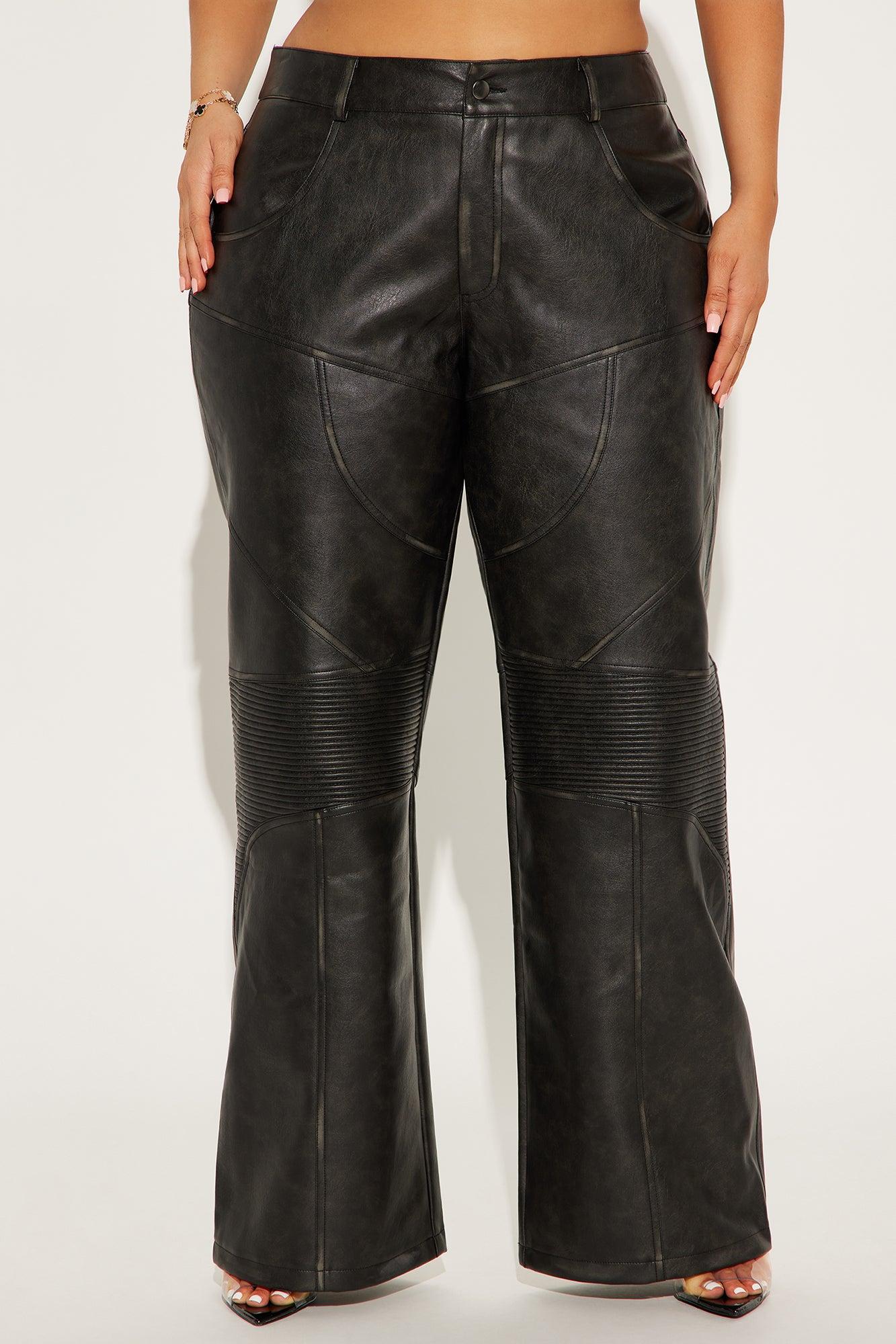 Take It In Moto Faux Leather Pant - Black Product Image
