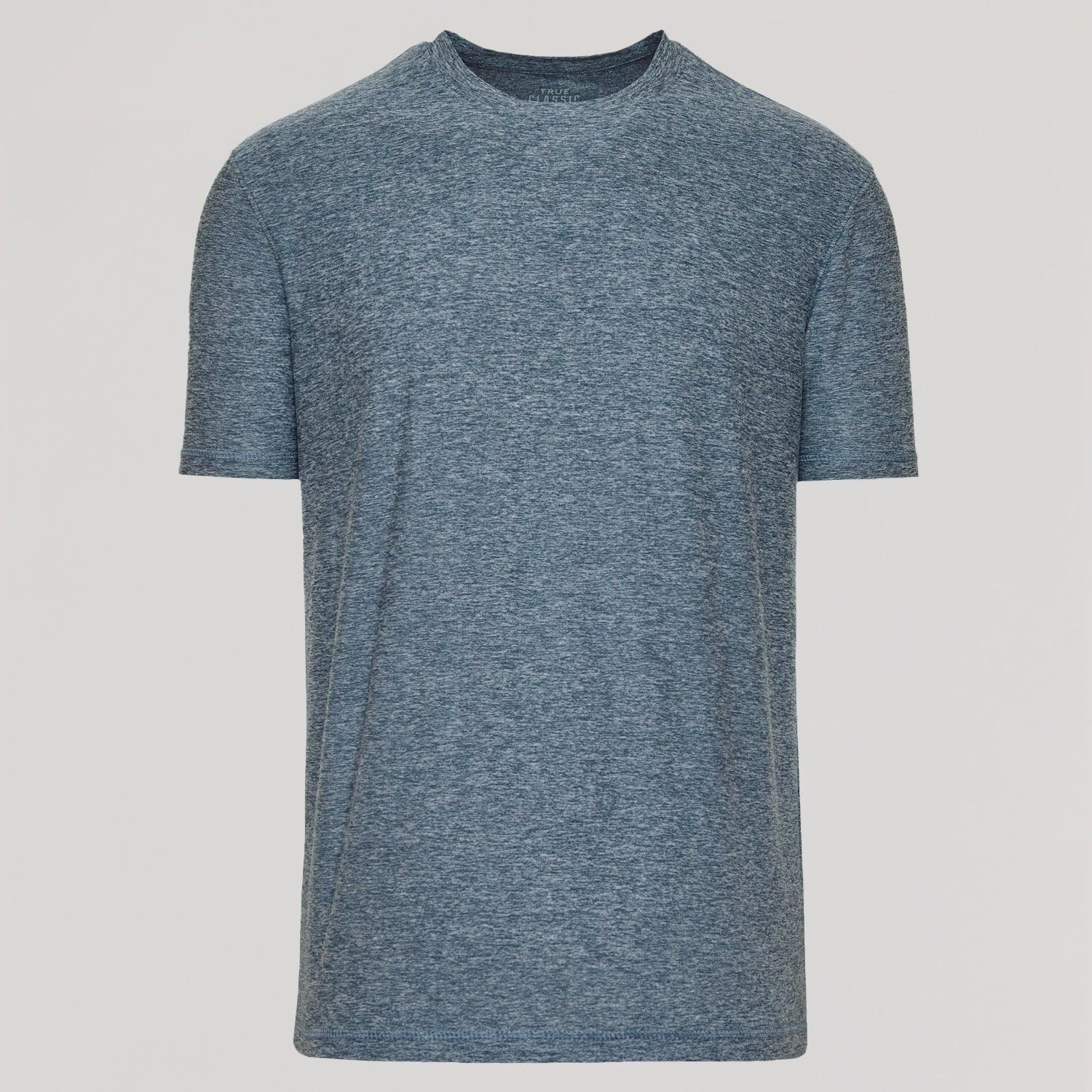 Heather Navy Active Crew Neck Tee Product Image