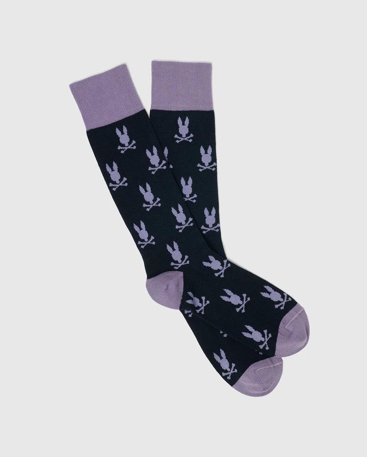 MENS ALL OVER BUNNY DRESS SOCK - B6F750F200 Male Product Image
