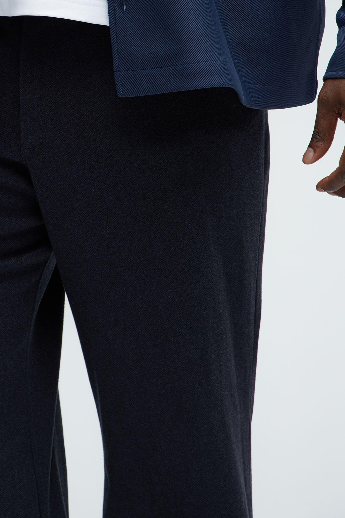 Summer Bummer Straight Trousers - Navy Product Image