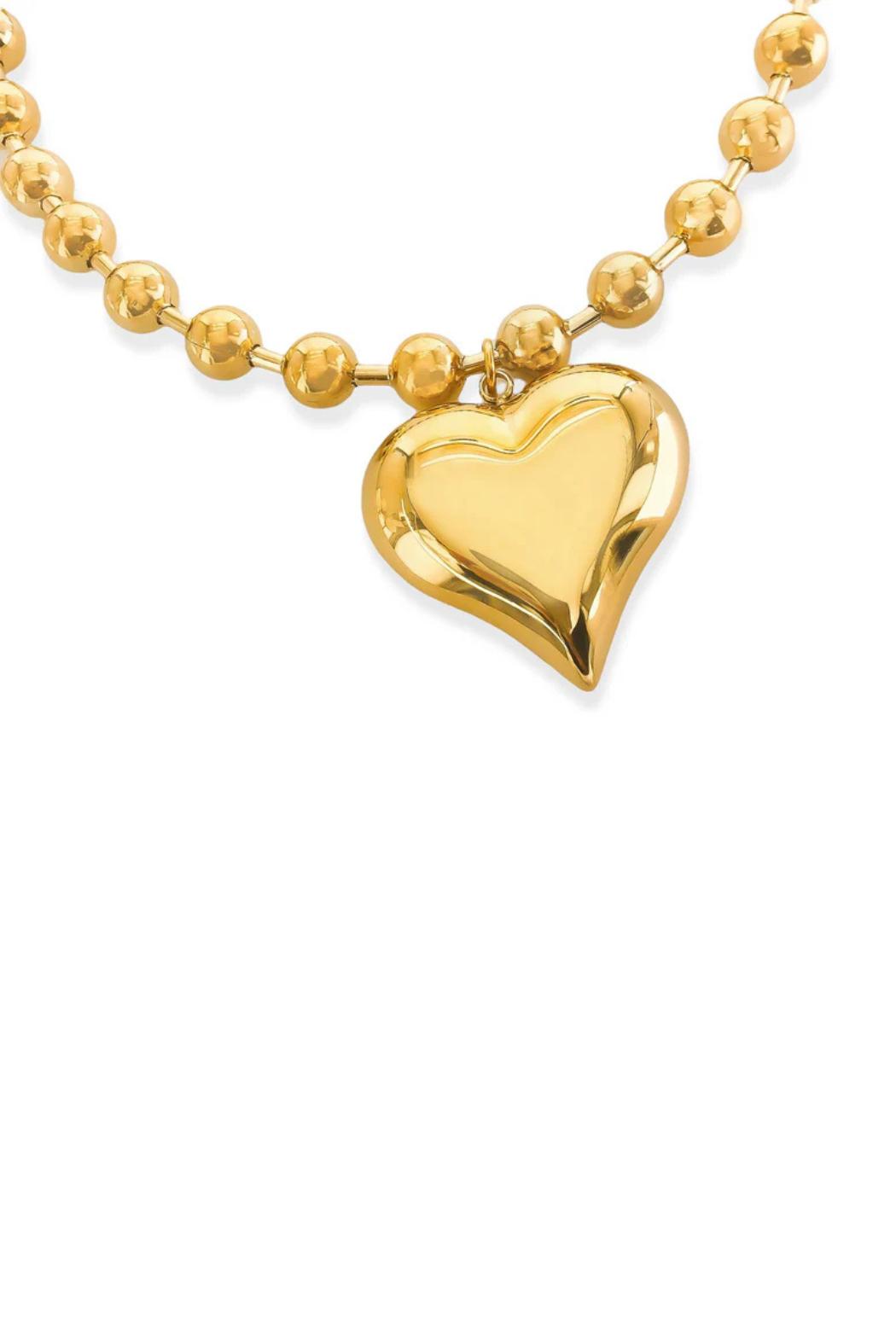 Puffy Heart Necklace Product Image