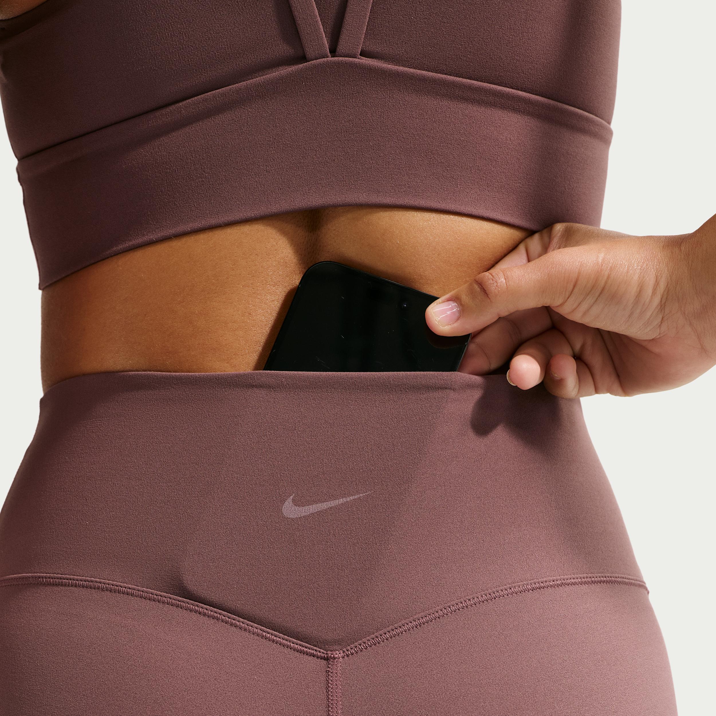 Nike Women's Zenvy High-Waisted Flared Leggings with No Front Seam Product Image