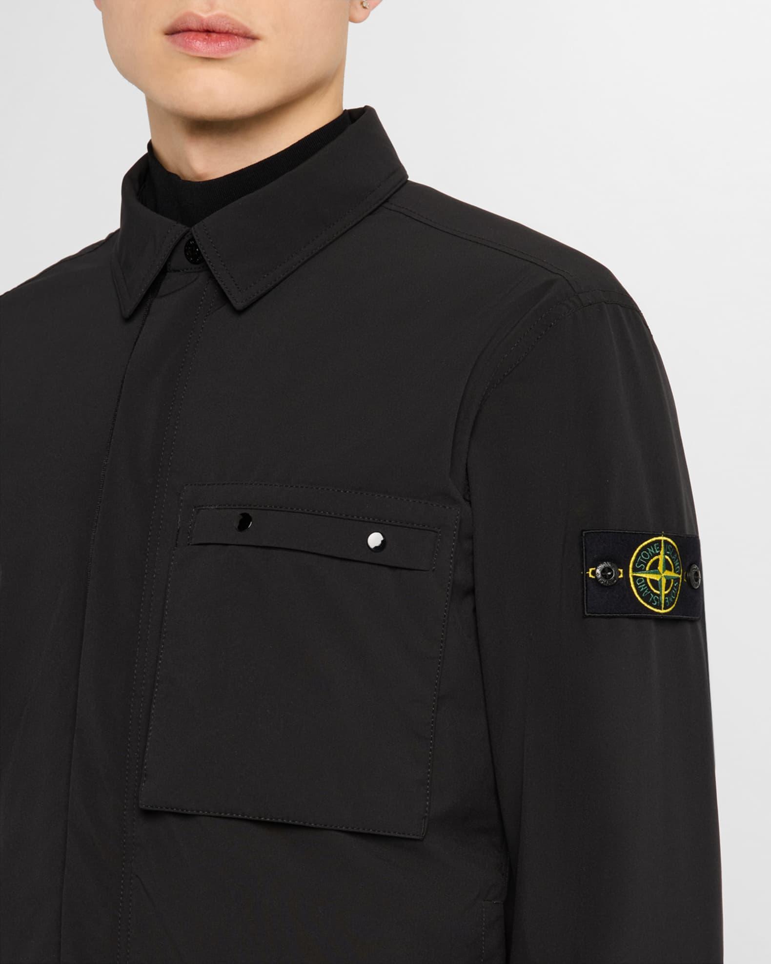 Men's Soft Shell Jacket with Arm Patch Product Image