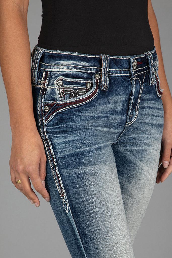 Peacoat Bootcut Jeans Product Image