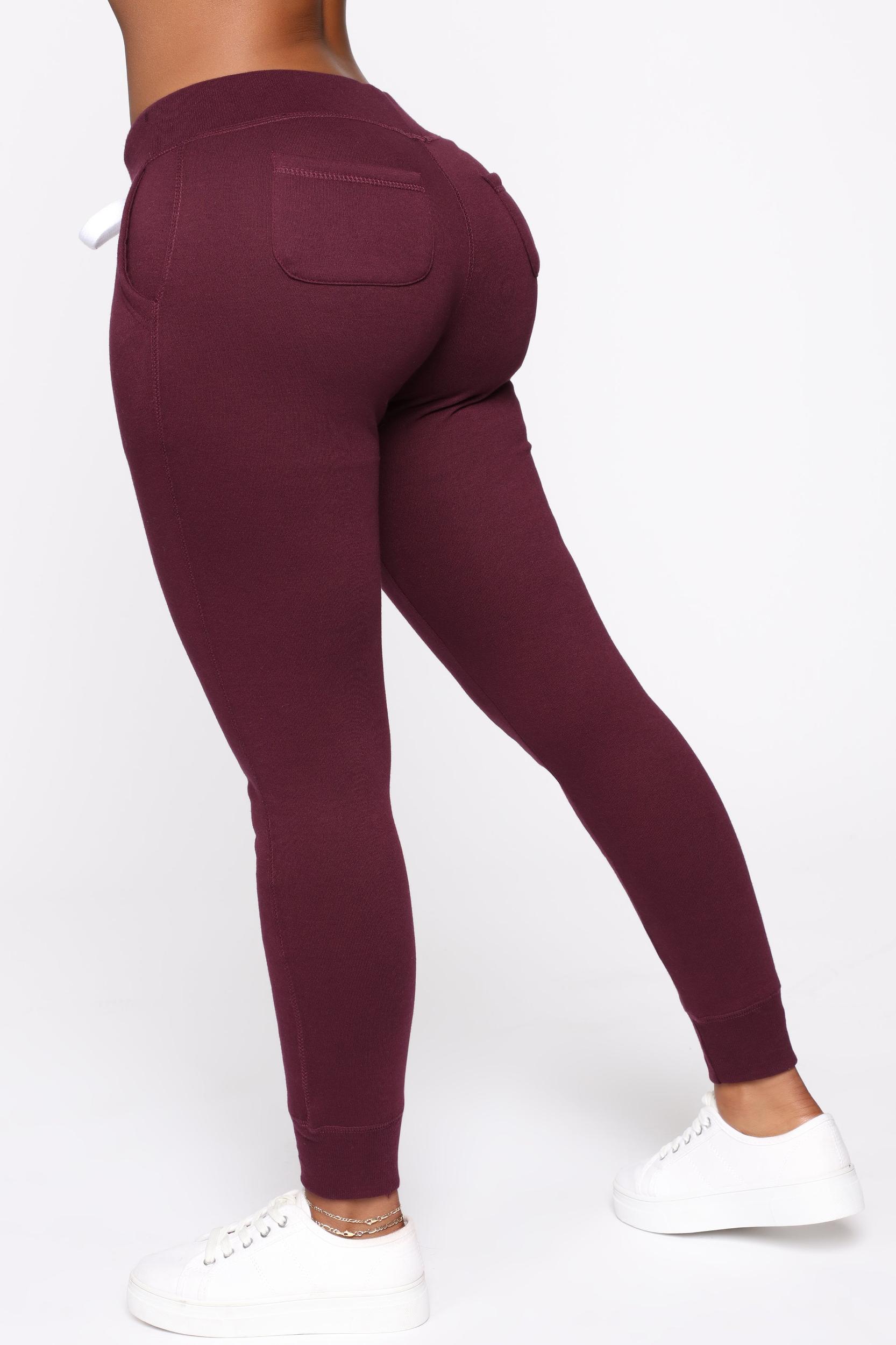 Relaxed Vibe Joggers - Plum Product Image