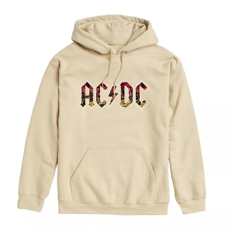 Mens ACDC Poster Graphic Hoodie Product Image