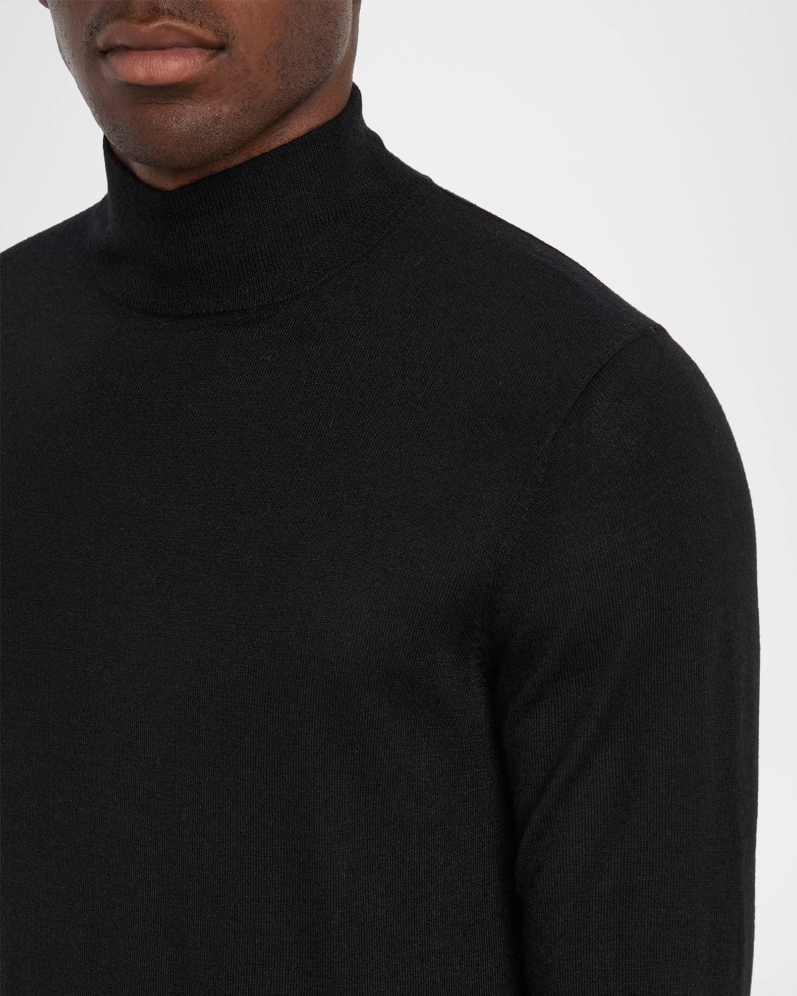 Men's Cashmere and Silk Mock Neck Sweater Product Image