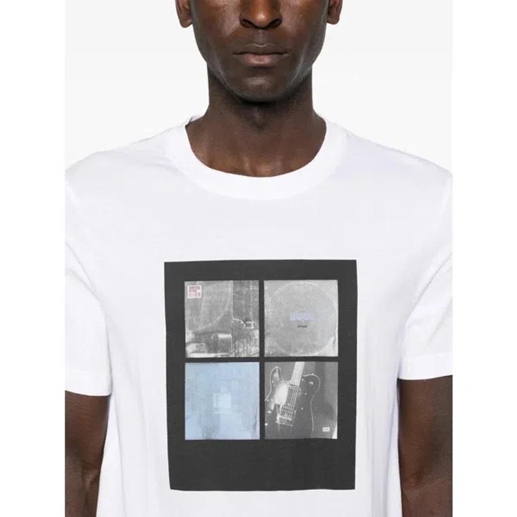 HUGO BOSS Graphic-print T-shirt In White Product Image