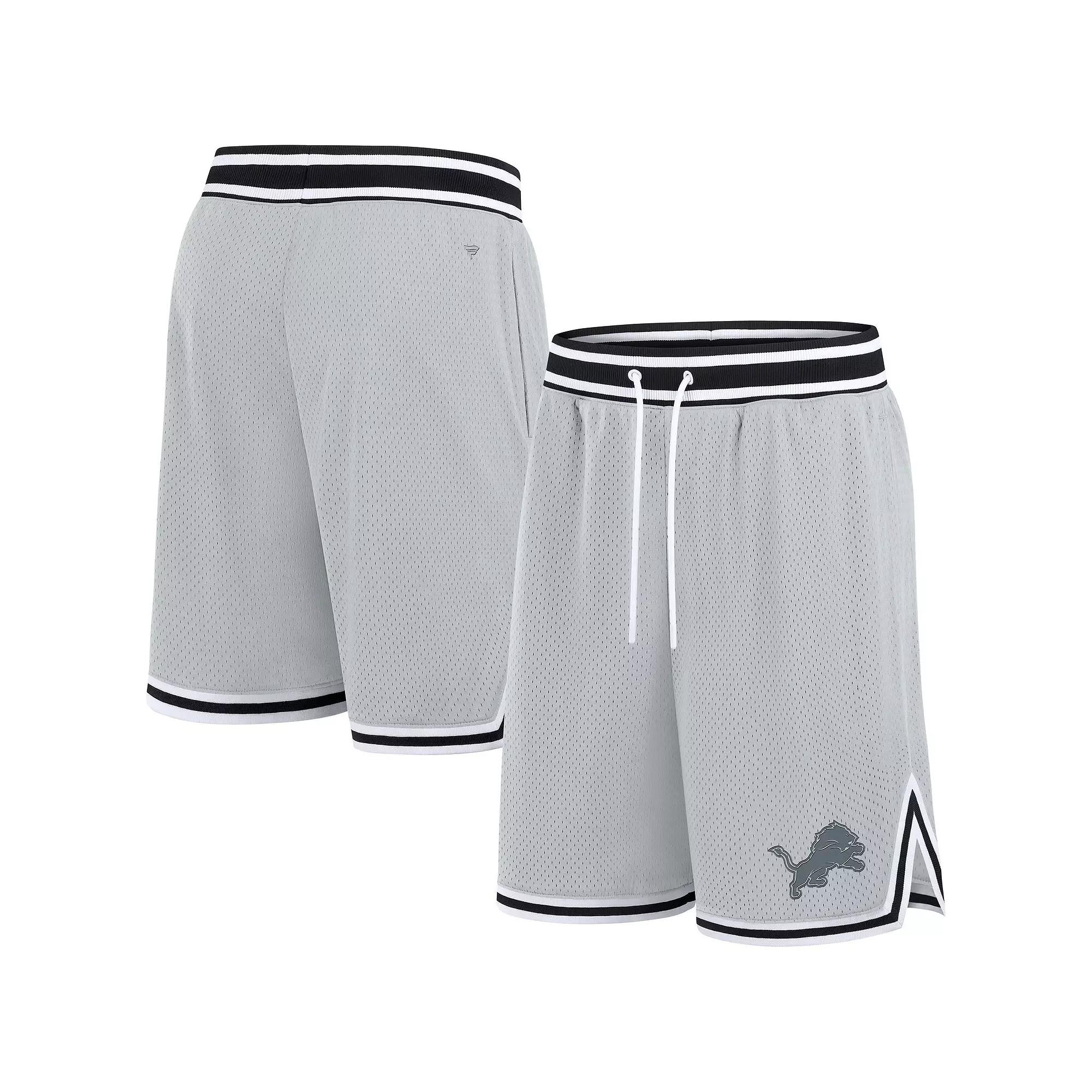 Men's Fanatics Silver Detroit Lions Elements Future Ground Shorts,  Product Image