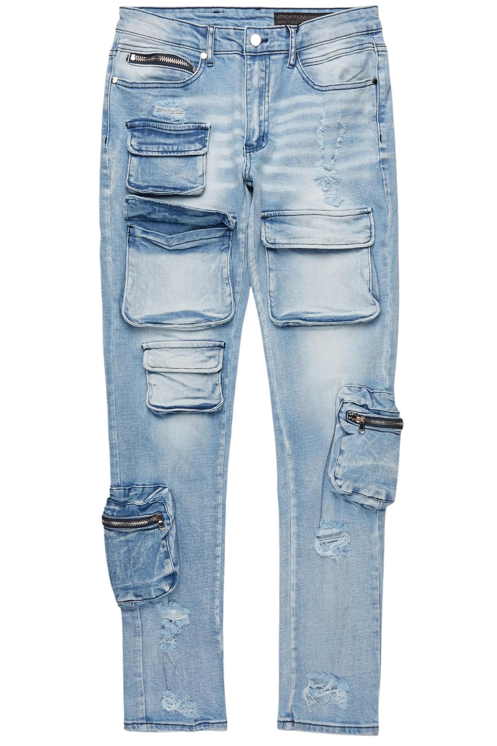 Korol Blue Skinny Fit Jean Male Product Image