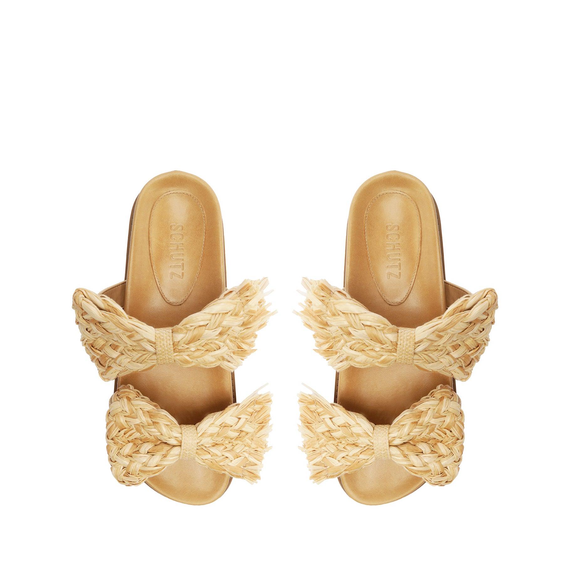 Lienne Sporty Straw Sandal Female Product Image