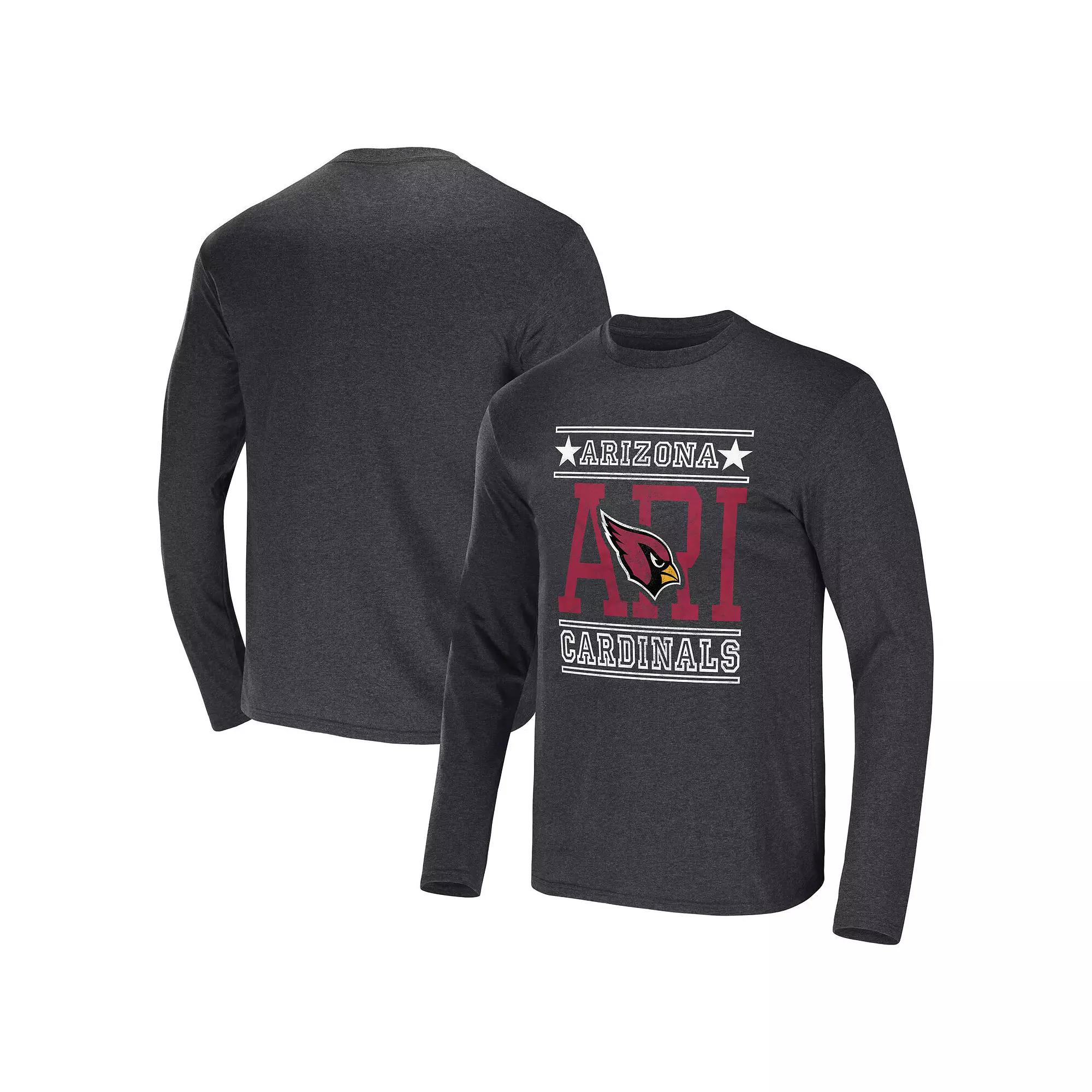 Men's NFL x Darius Rucker Collection by Fanatics Heathered Charcoal Tampa Bay Buccaneers Long Sleeve T-Shirt,  Product Image