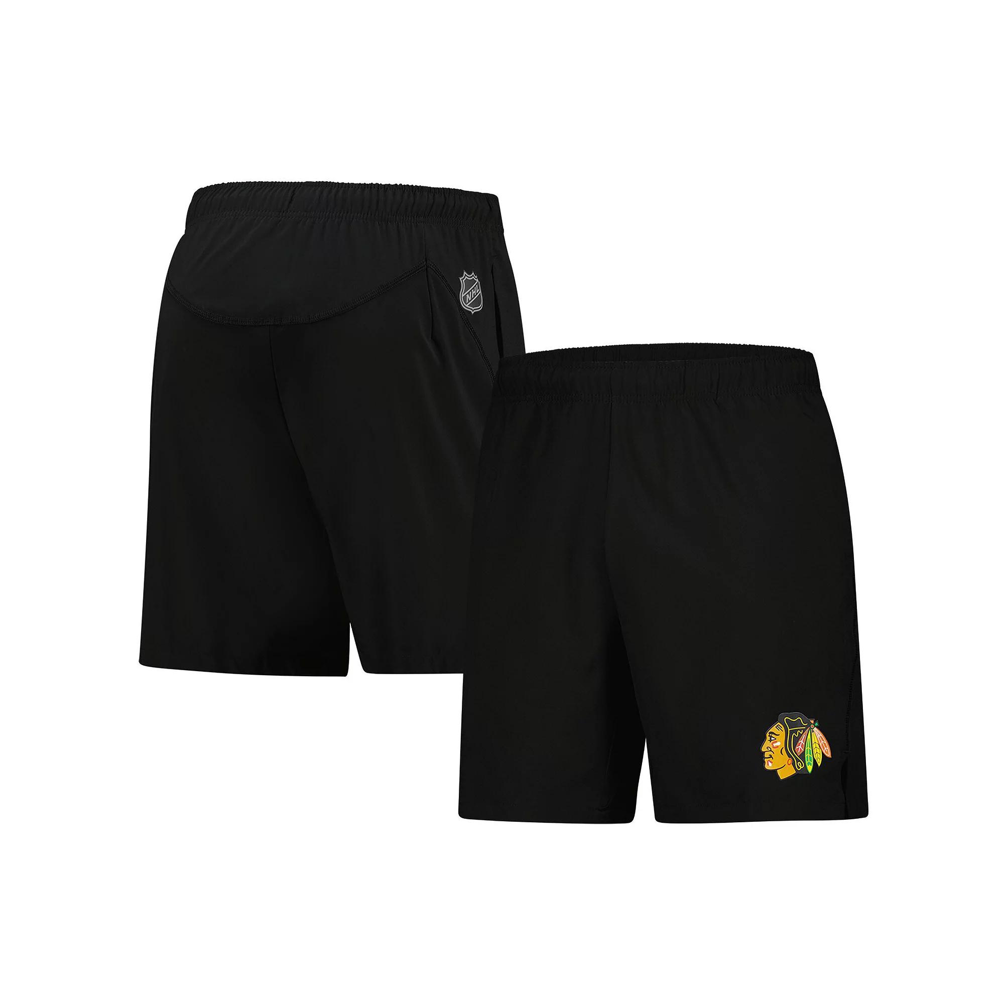 Men's Fanatics Black Chicago Blackhawks Authentic Pro Performance Shorts, Size: XL Product Image