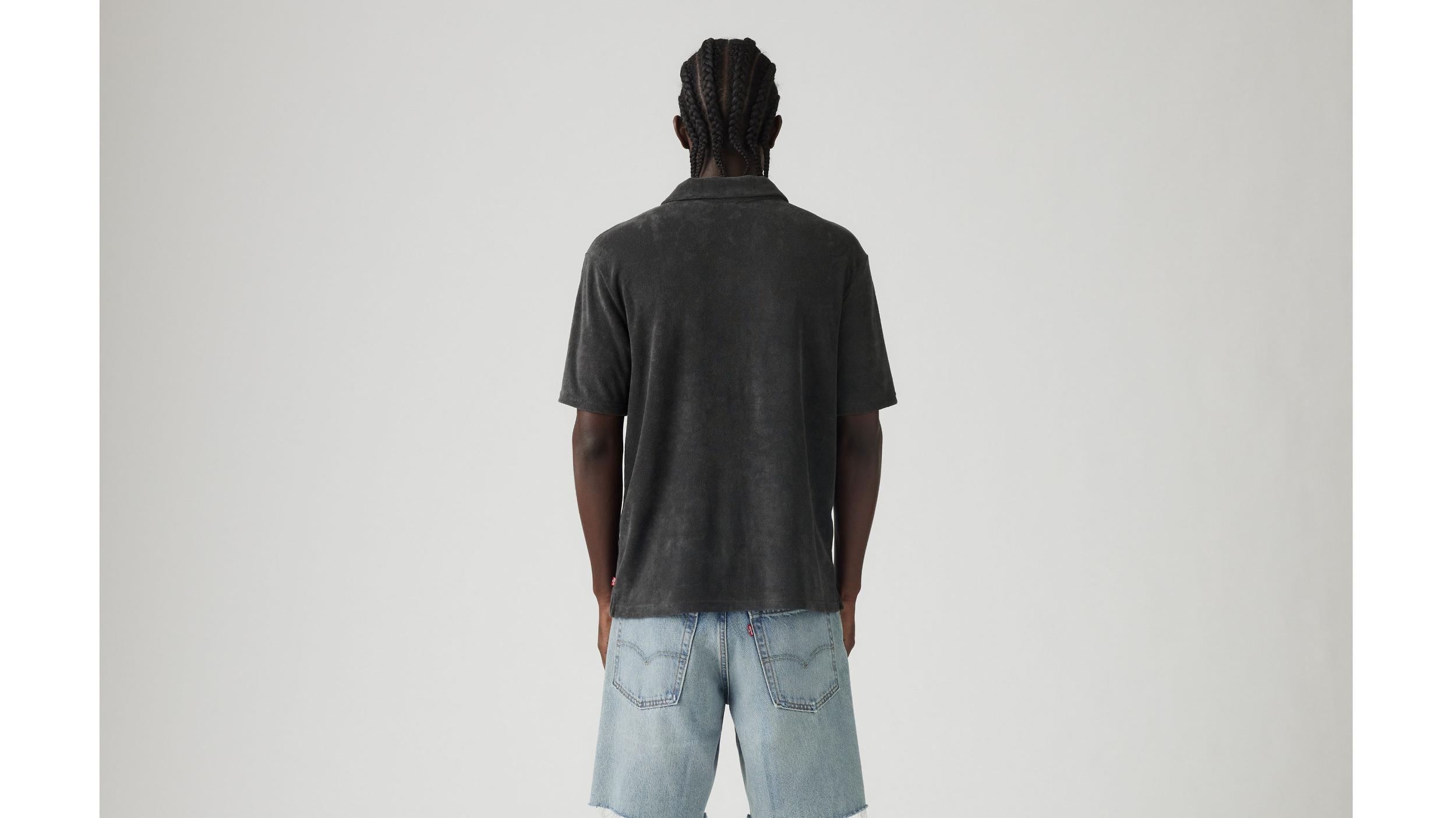 Terry Pocket Polo Shirt Product Image