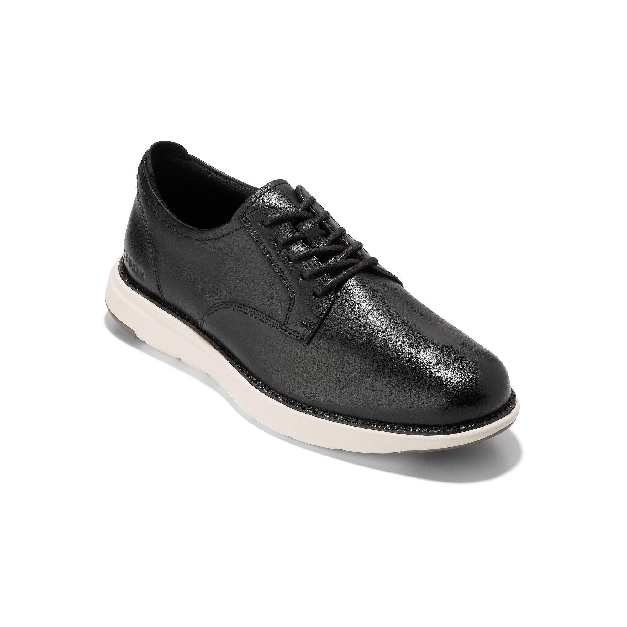 Cole Haan Grand Atlantic Men's Leather Oxford Shoes, Size: 7, Black Ivory Product Image