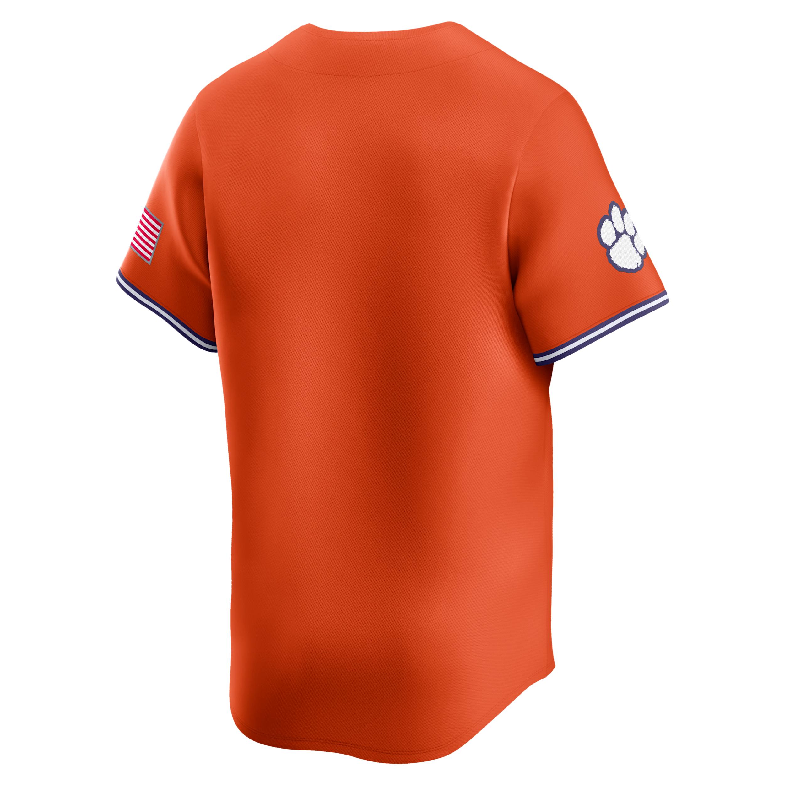 Clemson Tigers Nike Men's College Limited Baseball Jersey Product Image