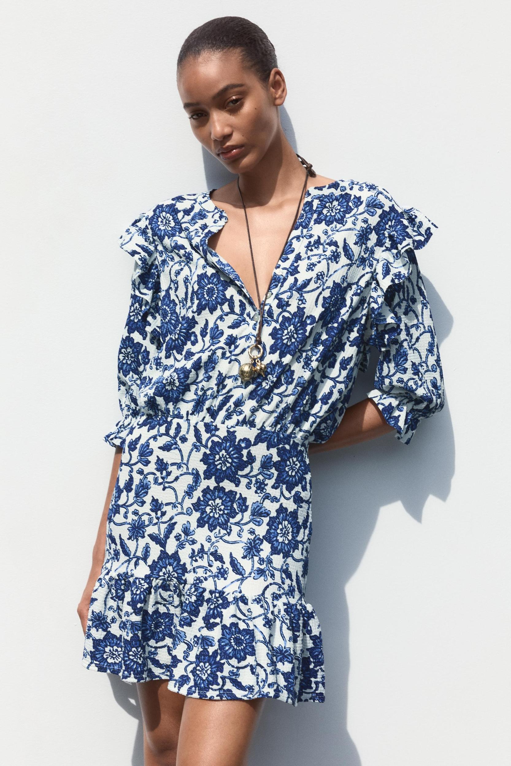 FLORAL PRINT DRESS Product Image