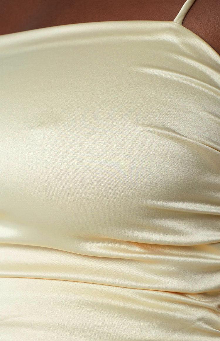 Wonderlust Champagne Satin Cami Product Image