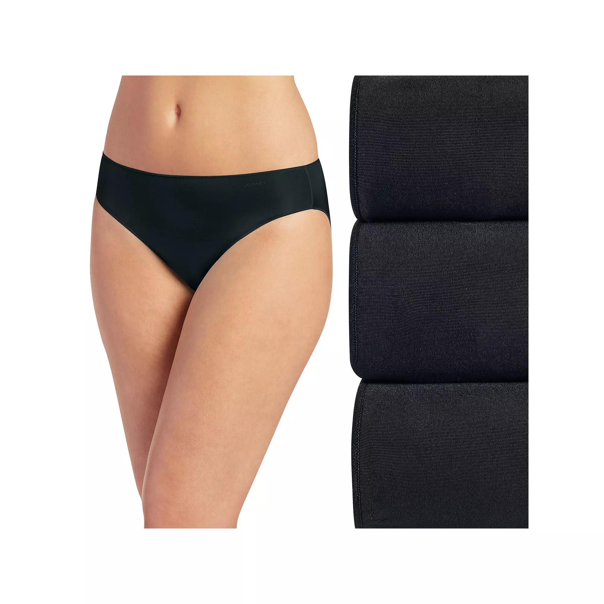 Women's Jockey® No Panty Line Promise® 3-Pack Bikini Panty Set 1770,  Product Image