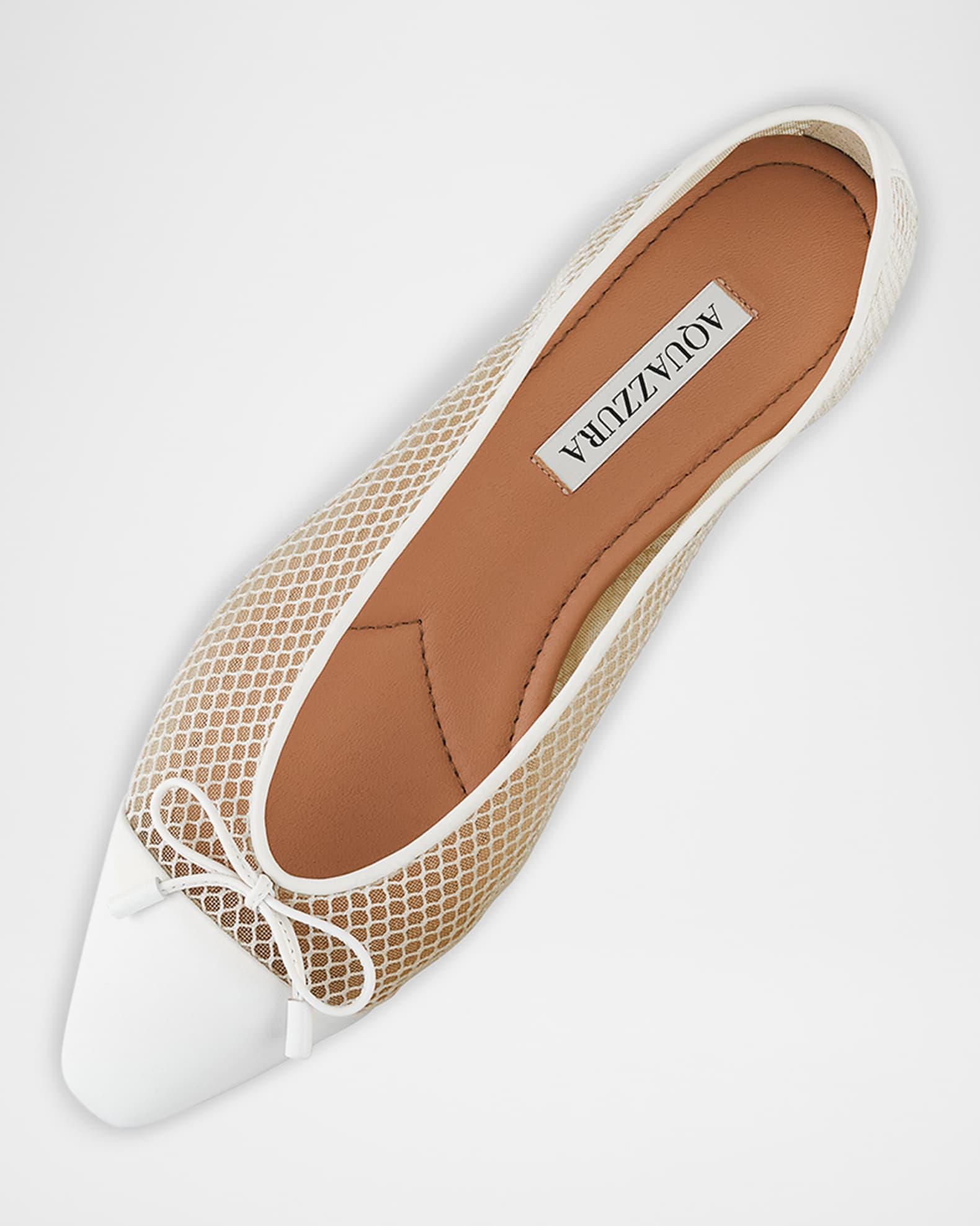 Gioia Mesh Net Cap-Toe Ballerina Flats Product Image