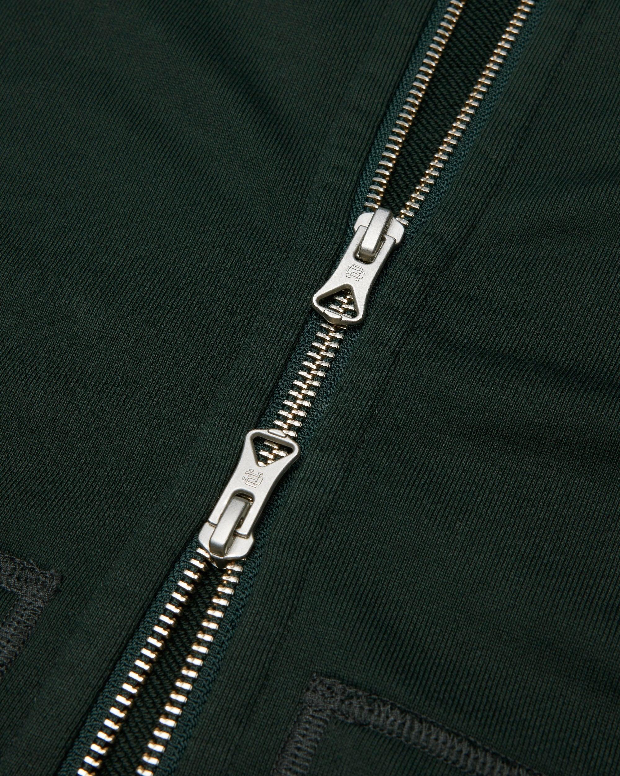 Midweight Terry Standard Zip Hoodie Male Product Image