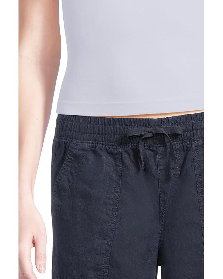 Premium Linen Breezy Pull-On Ankle Pants Product Image