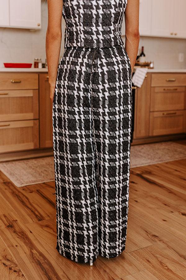 City Socialite High Waist Tweed Pants Product Image