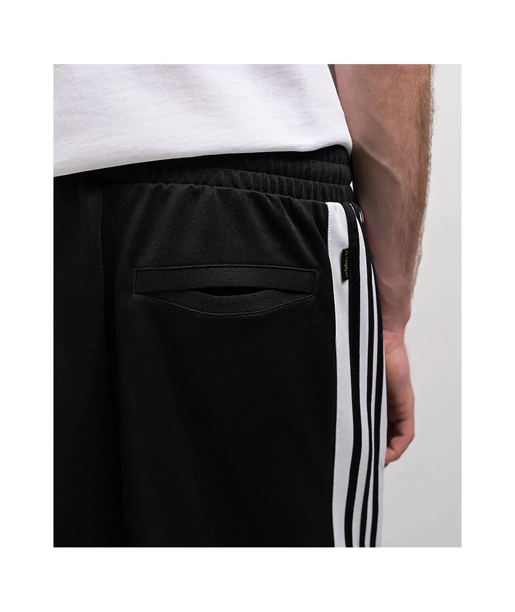 adidas Originals Tyshawn Black & Crystal White Track Pants Product Image