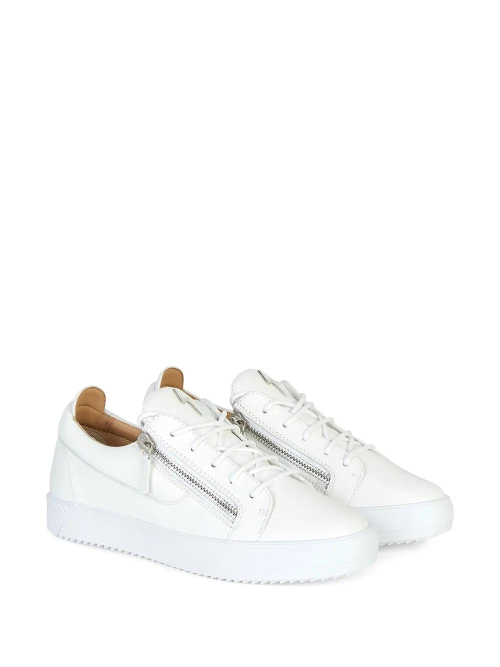 Frankie double-zip low-top sneakers Product Image